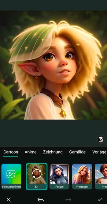 PhotoDirector App - Der beste KI-Anime-Generator
